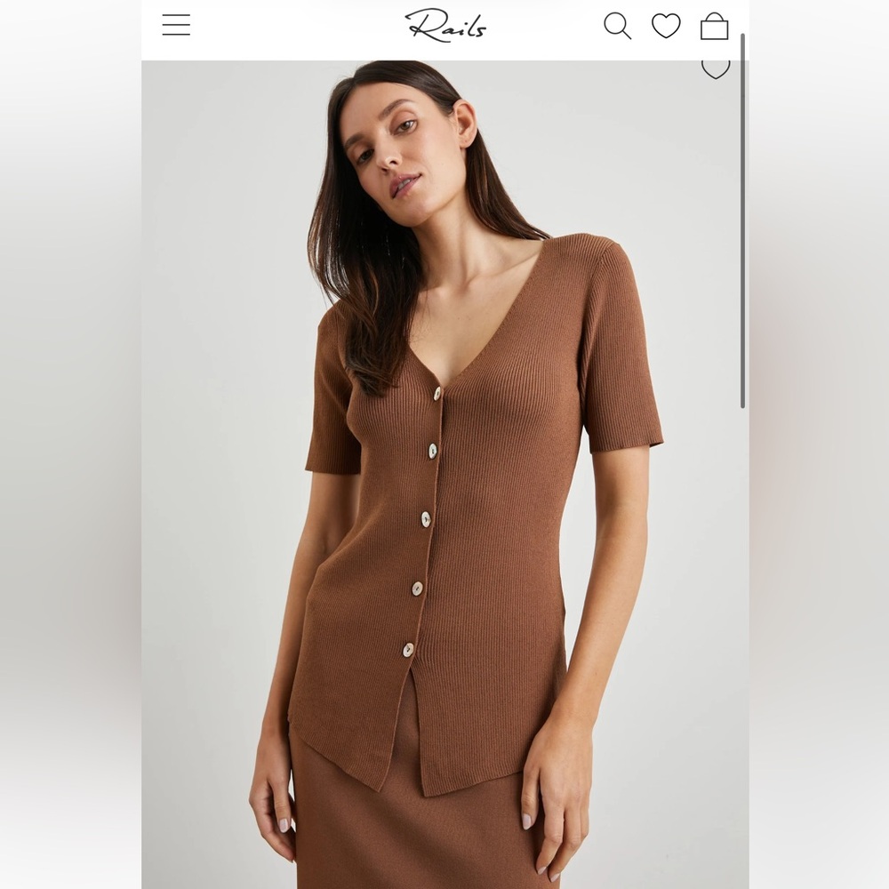 Rails Arden Top in Cocoa